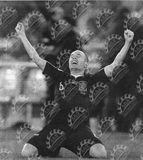 Andrés Iniesta - celebrando